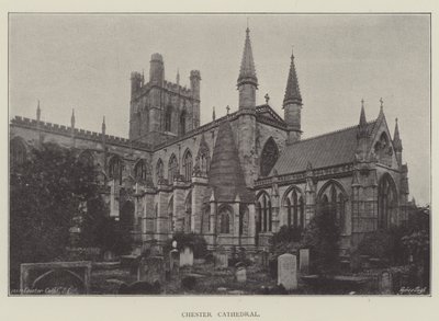 Chester katedral af English Photographer