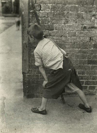 Børnefattigdom, London af English Photographer