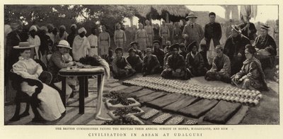 Civilisation i Assam ved Udalguri af English Photographer