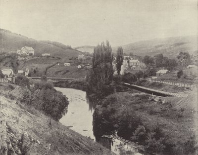 Clarendon, der viser Pipe Track, Adelaide Water Supply af English Photographer