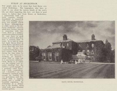 Clock House, Beckenham af English Photographer