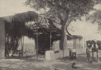 Kaffehus i Jomfruens Have i Matariyeh, hvor Joseph boede af English Photographer