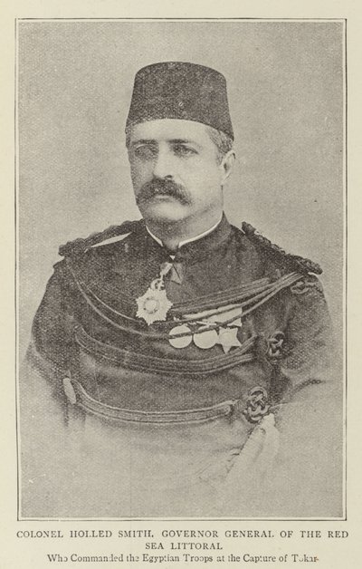 Oberst Holled Smith, generalguvernør for Rødehavets Littoral af English Photographer