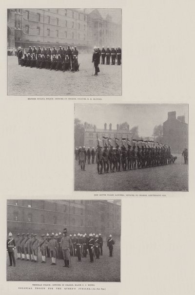 Kolonitropper til Queens Jubilee af English Photographer