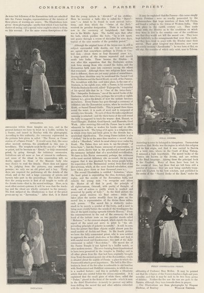 Indvielse af en Parsee Præst af English Photographer