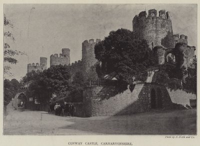 Conway Castle, Carnarvonshire af English Photographer