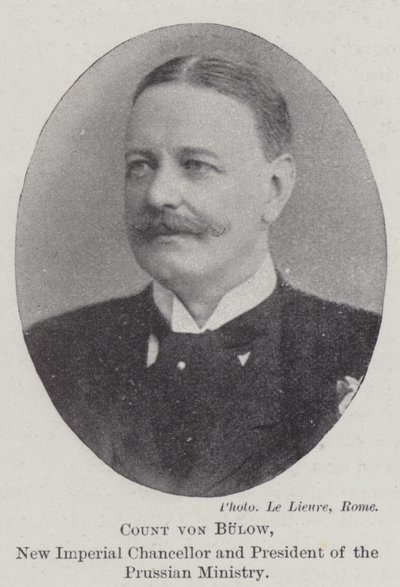 Grev von Bulow, ny kejserlig kansler og præsident for det preussiske ministerium af English Photographer
