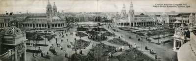 Court of Arts fra Congress Hall, Franco-British Exhibition, London, 1908 af English Photographer