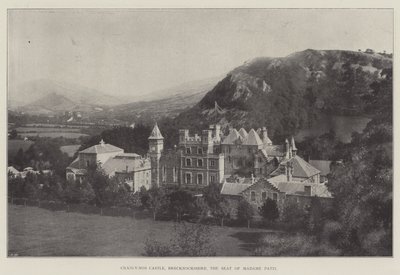 Craig-y-Nos Castle, Brecknockshire, Madame Pattis sæde af English Photographer