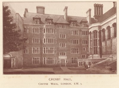 Crosby Hall, Cheyne Walk, London af English Photographer
