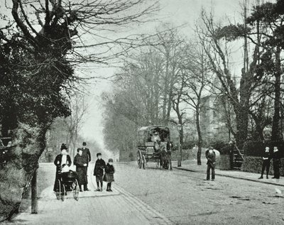 Crouch End Hill, Crouch End, 1894 af English Photographer