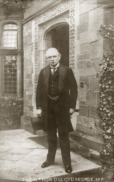 David Lloyd George, walisisk liberal politiker (s/h foto) af English Photographer