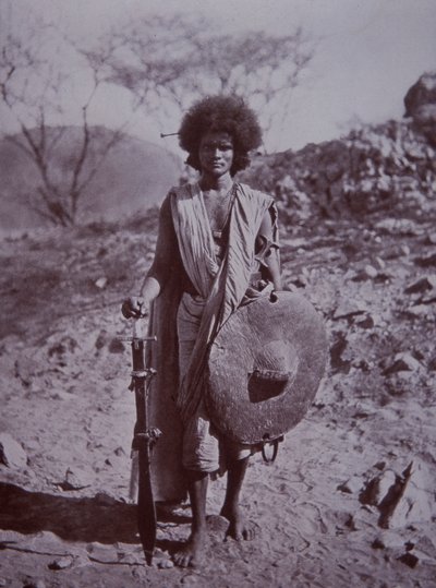 Dervish Hademdowah kriger, Sudan af English Photographer