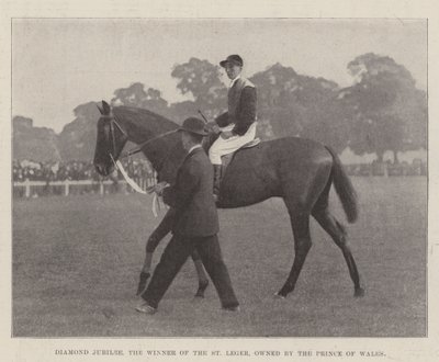 Diamond Jubilee, vinderen af St Leger, ejet af prinsen af Wales af English Photographer