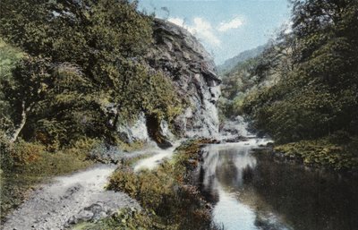 Dovedale, klippen med løveansigt af English Photographer