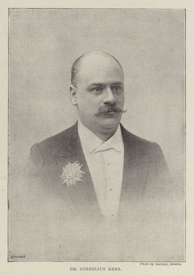 Dr. Cornelius Herz af English Photographer