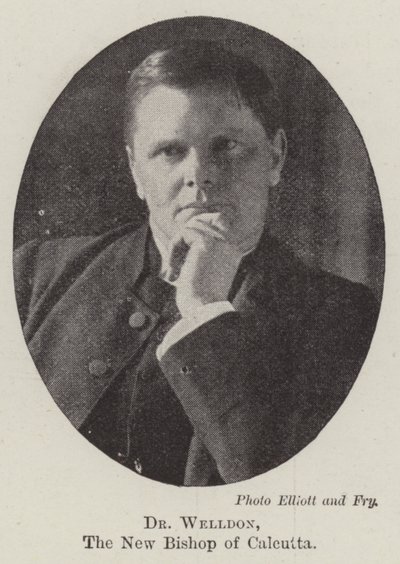 Dr. Welldon, den nye biskop af Calcutta af English Photographer