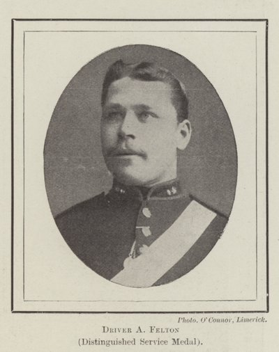 Driver A Felton, Distinguished Service Medal af English Photographer