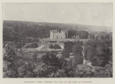 Drumlanrig Castle, Dumfries, sæde for hertugen af Buccleuch af English Photographer