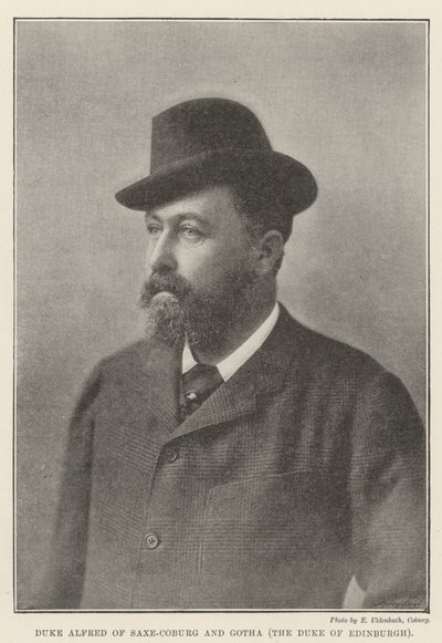 Hertug Alfred af Saxe-Coburg og Gotha, hertugen af Edinburgh af English Photographer