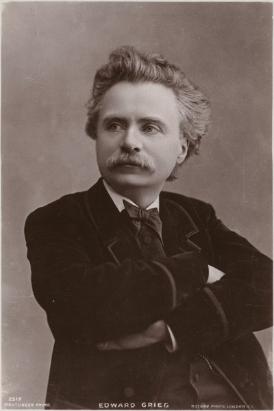 Edvard Grieg af English Photographer