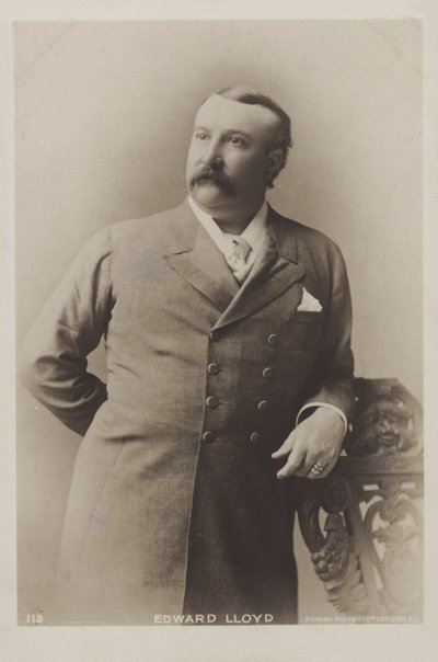 Edward Lloyd, engelsk tenor af English Photographer