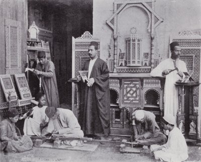 Egypten: A Mushrebieh Workshop (s/h foto) af English Photographer