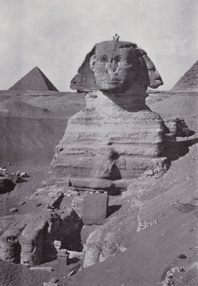 Egypten: Sphynxen (s/h foto) af English Photographer