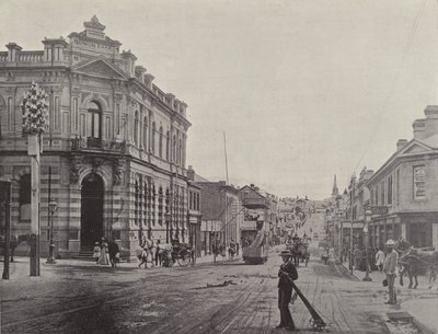 Elizabeth Street, Hobart af English Photographer
