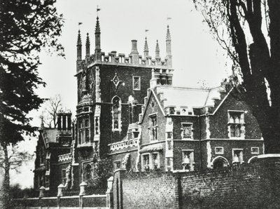 Elizabethan School, Broomhouse Lane: eksteriør, 1880 af English Photographer