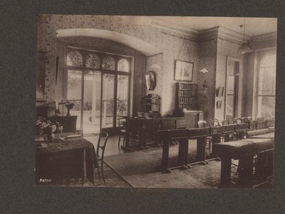 Elmshurst pigeskole, East Finchley, London, ca. 1910 (s/h foto) af English Photographer