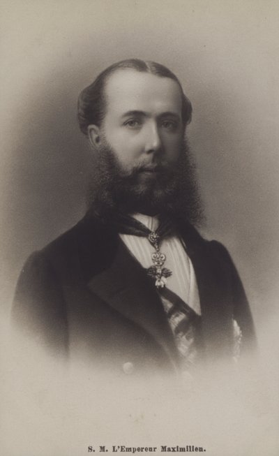 Kejser Maximilien af Mexico (s/h-foto) af English Photographer