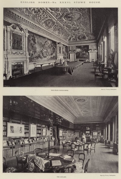 English Homes, Stowe House af English Photographer