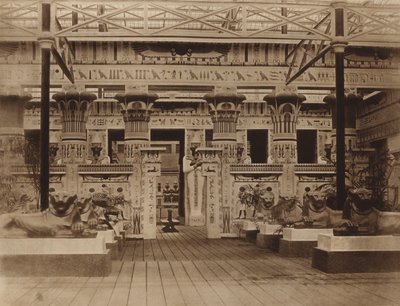 Indgang til den egyptiske domstol af English Photographer