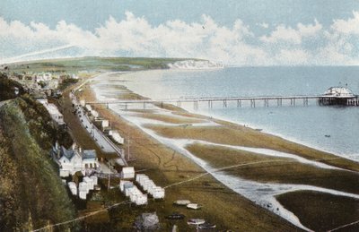 Esplanade, Sandown og Culver Cliff af English Photographer