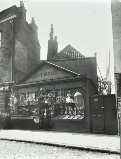 Evelyn Street: ved Deptford High Street, London, 1899 af English Photographer