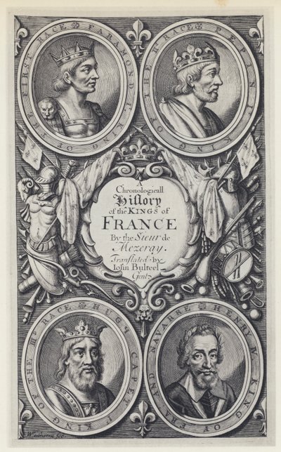 F Eudes de Mezeray, A Chronologicall History of the Kings of France, Tr J Bulteel, T N for T Basset, etc 1683 (s/h foto) af English Photographer