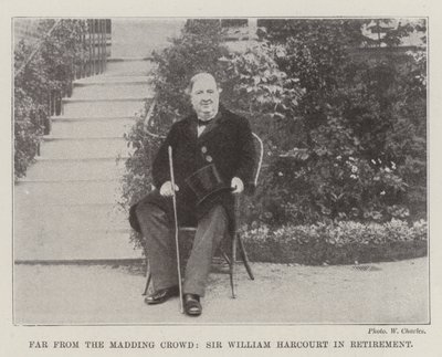 Langt fra den gale skare, Sir William Harcourt på pension af English Photographer