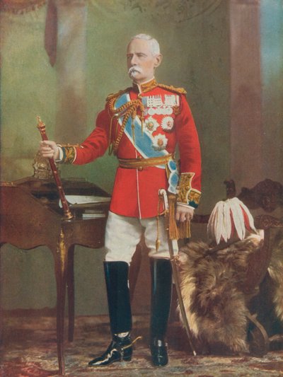 Feltmarskal Lord Roberts. Feltmarskal der er øverstkommanderende for styrkerne i Sydafrika af English Photographer