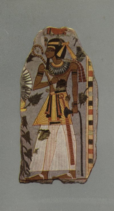 Figur af Amen-hetep I, konge af Egypten, BC 1600 (foto) af English Photographer