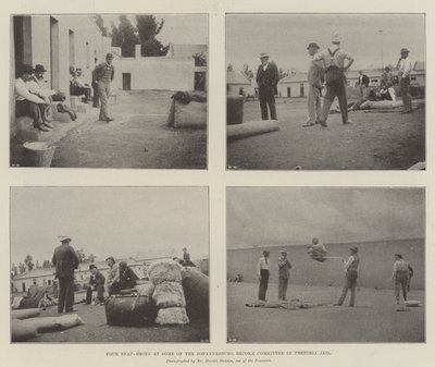 Fire snapshots på nogle af Johannesburg Reform Committee i Pretoria-fængslet af English Photographer