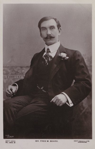 Fred W Beard, britisk musiker af English Photographer