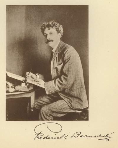 Frederick Barnard (s/h-foto) af English Photographer