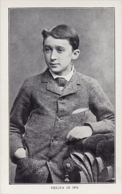 Frederick Delius i 1874 af English Photographer