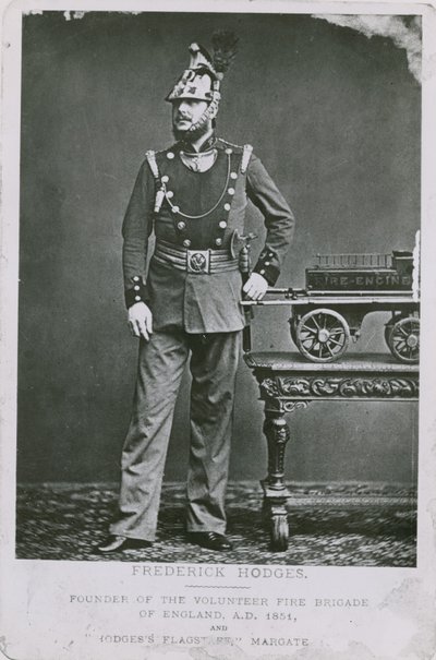 Frederick Hodges, grundlægger af det frivillige brandvæsen i England af English Photographer