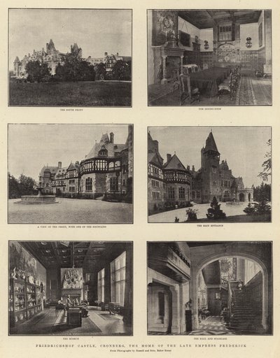 Friedrichshof Slot, Cronberg, hjemsted for den afdøde kejserinde Frederick af English Photographer