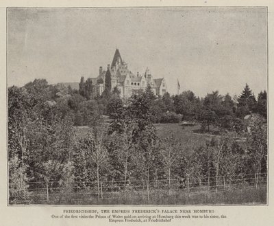 Friedrichshof, kejserinde Fredericks Palace nær Homburg af English Photographer