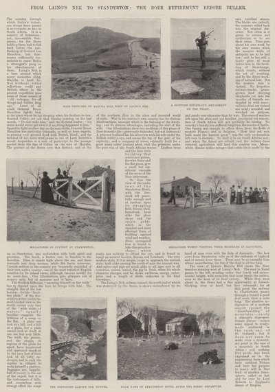 Fra Laings Nek til Standerton, Boeren pensionering før Buller af English Photographer