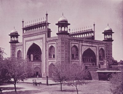 Porten til Taj, Agra af English Photographer