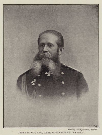 General Gourko, afdøde guvernør i Warszawa af English Photographer